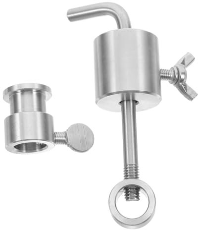 DINHEAROM Barbecue Accessories Glossy Decorative Bowl Switch Hose Component Barbecue Product Tables Spoon Ornaments Ring Hub Tires Aide Capacitors Glossy Treasure Pot Silver Stainless Steel