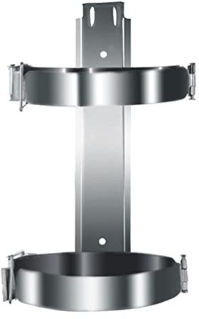 Tofficu Support D'Extincteur 2 Kg En Fer Galvanisé : Support D'Extincteur - Support Mural Robuste En Métal Pour Garage Cuisine Bureau Et Usage Industriel