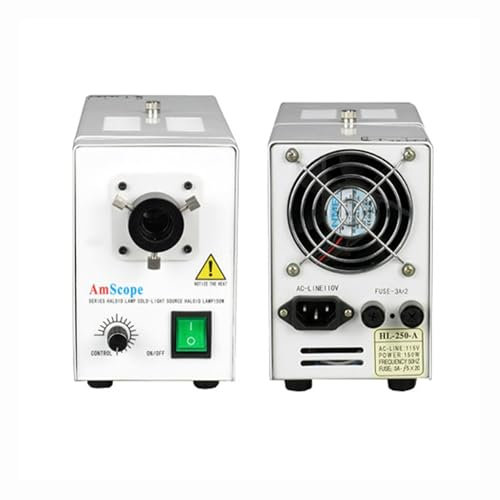 AmScope HL250-A 150w Microscope Illuminator Light Source Control Box