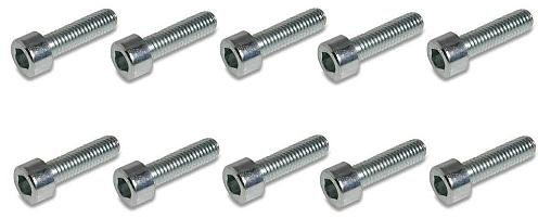 Zylinderkopfschraube Innensechskant (DIN 912) M2.5x6, Edelstahl. 10 STK.