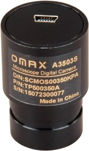 OMAX - 640x480 USB Digital Microscope Camera - Windows XP/Windows 10 Compatible - A3503S