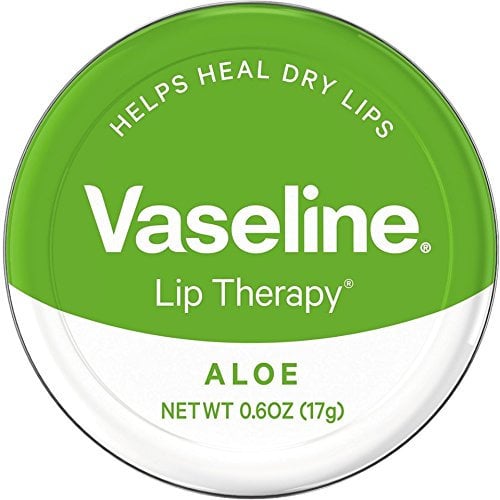 VASELINE LIP BALM TINS - [Aloe Vera (Green Tin),3]