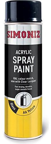 Simoniz AA Van Yellow Spray Paint 500ml