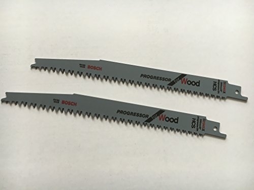 2Stück 1/2 BOSCH Säbelsägeblätter S2345X HCS 200x19x1,25mm für Holz