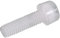TOOLCRAFT 830307 Zylinderschrauben M4 30mm Innensechskant DIN 912 Kunststoff, Polyamid 10St.