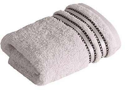 Vossen Cult de Luxe Seiftuch 30 x 30 cm Light Grey