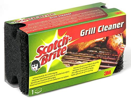 SCOTCH BRITE estropajo salvauñas fibra negra BBQ paquete 1 ud