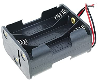 BeMatik - Portapilas para 6 Pilas LR6 AA 1.5V