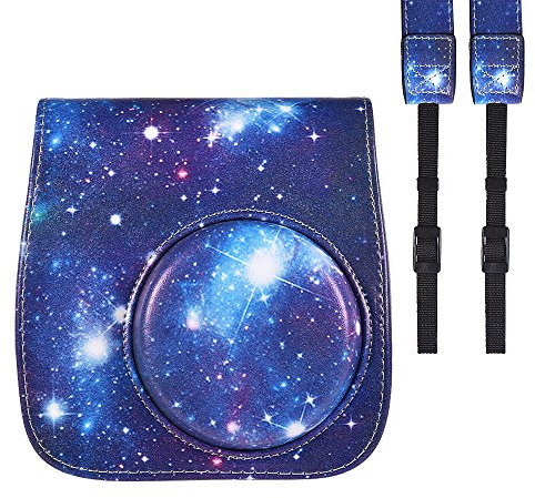Andoer - PU Protective Camera Case with Strap for Fujifilm Instax Mini 8+/8S/8/9