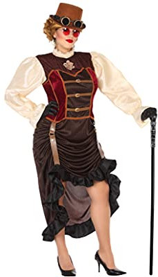 Atosa disfraz steampunk mujer adulto distopía M