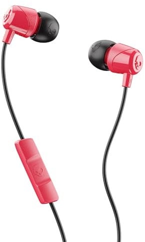 Skullcandy Jib In-Ear Earbuds with Microphone - Red