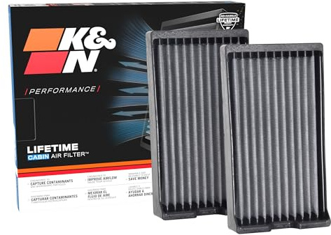 K&N Premium Cabin Air Filter: High Performance, Washable, Clean Airflow to your Cabin: Designed for Select 2016-2018 NISSAN (Titan, Titan XD), VF2063