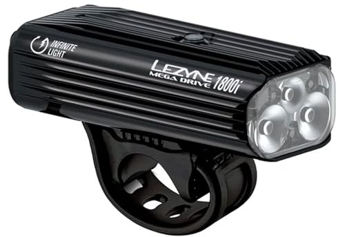 LEZYNE Mega Drive 1800i Bike Light - Black Y13 2020