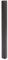 Mendler Alu-Pfosten Sarthe-WPC-Zaun, Pfeiler Pfahl, Stecksystem - 98cm, anthrazit