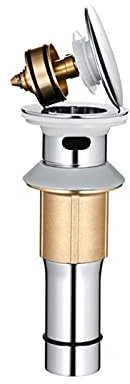 AnSafe Flaschenfalle, Dauerhaft Badezimmer Küche Bar Spülenzubehör Glatt Deodorant Wasserauslassvorrichtung (Farbe : B, Größe : with Overflow Hole)