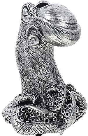 IMIKEYA 1stk Oktopus-vase-Ornament Esstischvase Oktopus-Statue Blumenvase Kleine Vase Pflanzer Statuen-blumentopf Tischvasen Aus Ton Pflanzenbehälter Retro-vase Blumenbehälter Harz