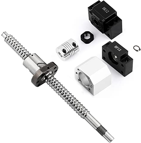 SFU1605 Kugelschrauben-Set RM1605 300 mm Bleischraube mit Metallkugelschraube für CNC-Maschinen
