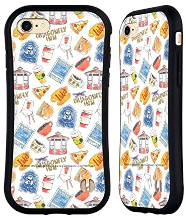 Head Case Designs Officially Licensed Gilmore Girls Icons Graphics Hybrid Case Compatible With Apple iPhone 7/8 / SE 2020 & 2022