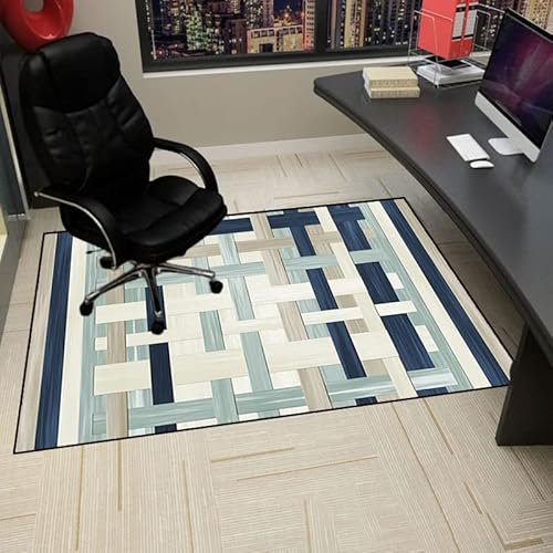 Tapis de Chaise Gaming 100 x 140 CM Tapis Chaise de Bureau Antidérapant Silencieux Protège Le Sol Tapis de Protection de Sol pour la Maison Bureau Salon Chambre