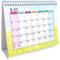 TOYANDONA Calendrier Mural 2024 Calendrier Bureau 2024 Planifier Et Organiser Calendrier De Bureau Debout Planificateurs De Calendrier De Comptoir Décor De Table Papier Magnétique Décorations