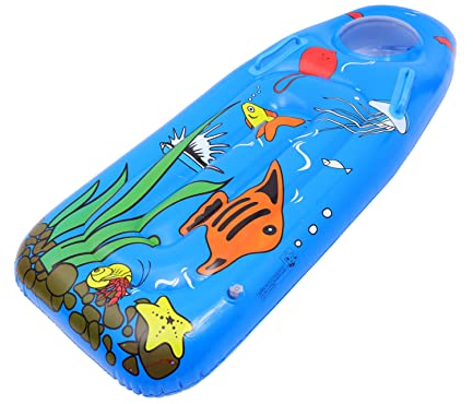 CLISPEED 1stk Surfbrett Für Kinder Surfbrett Mit Griffen Outdoor-Spielzeug Für Kinder Wasserbretter Schwimmen Lernen Schwimmbett-Pool Schwimmer Für Kinder Aufblasbar PVC Lipgloss Baby