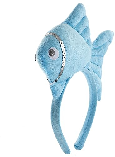 Alipis Tierische Kopfbedeckung Schöne Haarreifen Krabben Stirnband Party-kopfschmuck Fischhaarreifen Make-up-stirnband Stirnband Für Frauen -hut Regenbogen Fisch Kleidung Stoff Fräulein