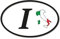 Italien Aufkleber 16x10cm EM Autoaufkleber Sticker Umriss Europameister Auto Urlaub Wohnmobil StVO Kleber wasserfest