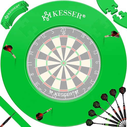 KESSER® Dartscheibe Catchring Schutzring Ø45cm | Auffangring rund Stabiler Wandschutz Zubehör | passend für alle Dartscheiben | Dartring Stabiler Wandschutz Backboard Surround Ring für Dartboard Eva