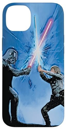 iPhone 14 Plus Star War The Empire Strikes Back Lightsaber Battle Blue Case