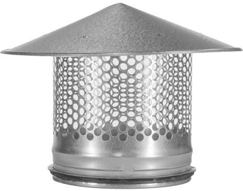 Steinberg14 Dachhaube Wickelfalzrohr Ø 150mm - Metall Ablufthaube Regenhaube