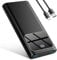 Power Bank, 10000mAh PowerBank Schnellladung mit USB-C Input & Output Externer Akku, Tragbare Ladegerät LED-Anzeige für iPhone 15/14/13/12/Pro/Pro Max