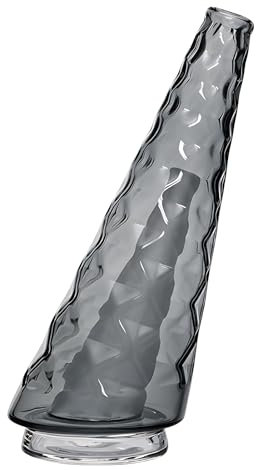 Kristallglasvase für Heimdekoration (Schwarzgrau)