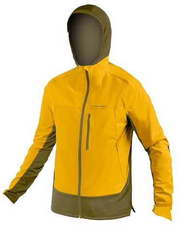 Endura Men's MT500 Mountain Cycling Jacket, Polartec - Yellow Mustard, Medium