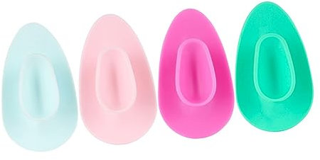 CANIGHT Juego de 4 Cepillos Limpiadores Faciales de Silicona Cepillo Exfoliante Suave para El Cuidado de La Piel Sensible