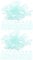 SHINEOFI 2sets Geformte Büroklammer Süße Büroklammern Kabelclips Selbstklebend Dokumentieren P-clips Papierklammern Mit Zinken Halter Für Büroklammern Clips Klemmen Plastik Sky-blue 60pcs*2