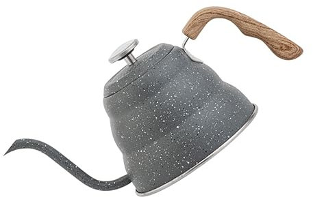 ULTECHNOVO Jarra Cafetera De Acero Inoxidable Con Termómetro y Pico Estrecho Perfecta Para Café