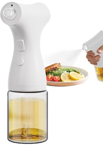 Pulverero de aceite para cocinar, botella de aerosol de aceite | Aceite de grado alimenticio a prueba de fugas Mister & Pourer | Dispensadores de 200 ml Mister Kitchen Gadgets portátiles para ensalada