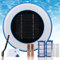 Ionizador de Cobre de Piscina Solar para Piscina sobre el Suelo, Limpio 85% Menos Cloro, Limpiador de Piscina Automática de hasta 45000 Galones, Mata Algas Mantenga la Piscina Limpia