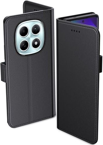 Aiziki Handyhülle für Xiaomi Redmi Note 15 5G Tasche, RFID Leder Klappbar Schutzhülle Tasche Wallet Brieftasche Cover Flip Case [Kartenfächern] Kompatibel mit Redmi Note 15 5G Hülle -Schwarz