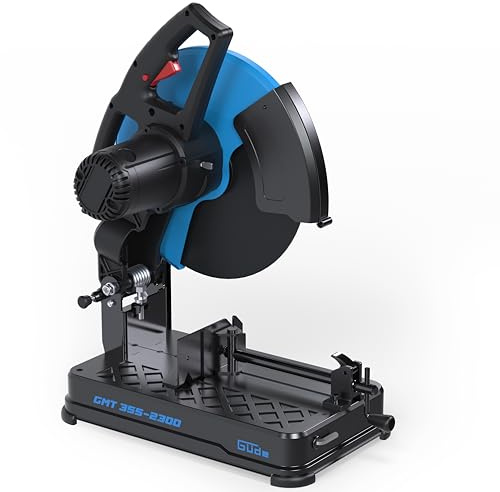 Güde GMT 355-2300 Metalltrennsäge - 230 Volt, 2300 Watt, 4000 Umdrehungen pro Minute, Schnittleistung 78 bis 140 Millimeter je nach Form, Trockenschnitt für Profile und Rohre