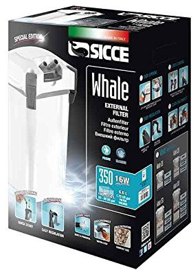 Sicce Filtri per acquari Whale External Filter 350-1100 L/h White