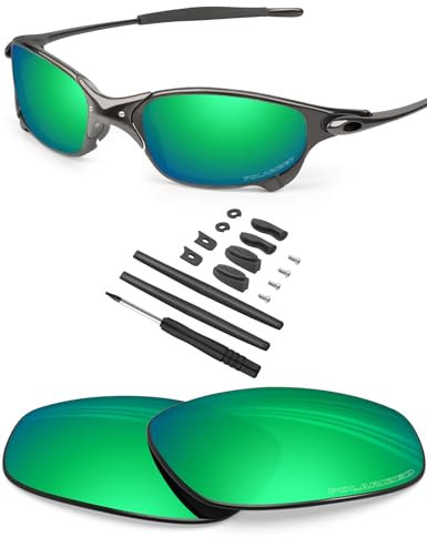 BlazerBuck Anti-salz Polarisierte Ersatzgläser für Oakley Juliet - Smaragdgrün