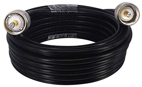 YILIANDUO CB Radio Extension Cable 5M PL-259 UHF Male to UHF Male SO-239 RG58 Cable 16.4ft Low Loss Digital Coax UHF Jumper for HAM & CB Radio Antenna Analyzer Dummy Load SWR Meter