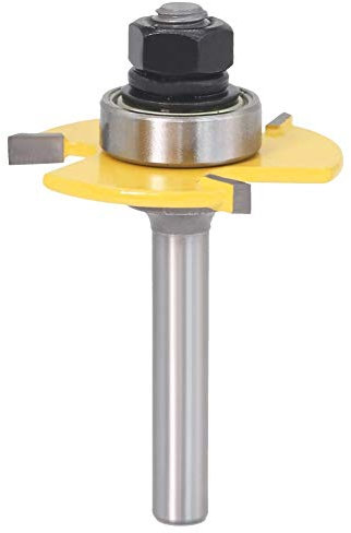 L-Yune, 1pc 6mm / 8mm / 12mm Biscuit T-Stoßen Paritätischen Versammlung Router Bit 1/4 1/2 Shank Holzbe- Fräswerkzeuge (Größe : NO 3)