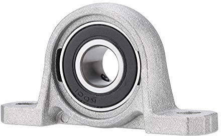 Cuscinetti Sfera Foro, Cuscinetti con Supporto, 12mm KP001 Cuscinetto a Sfere con Foro in Lega di Zinco Foro Flangia Auto Regolazione Automatica Supporto Montato Al Centro