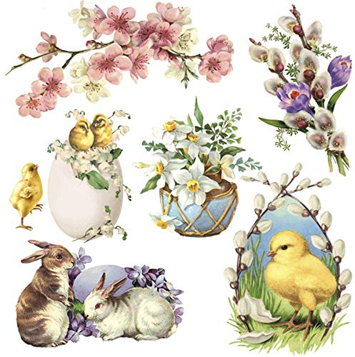 20 Servietten Vintage Ostermotiv | Küken | Hasen | Ostern 33x33cm