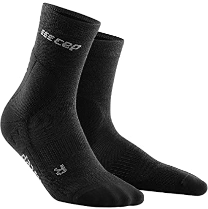 CEP Damen Cold Wheater Mid-Cut Socks Laufbekleidung Laufsocken Schwarz - Iv