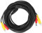 Astibym Cavo di Alimentazione Video 2 in 1 Cavo di Alimentazione Video Cavo CCTV Portatile Connettore RCA+DC per Telecamera di Sorveglianza Lettore Dvd(10 m), Filo e Cavo