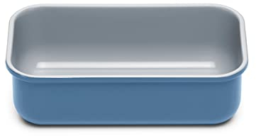 Caraway Non-Stick Ceramic 1 lb Loaf Pan - Naturally Slick Ceramic Coating - Non-Toxic, PTFE & PFOA Free - Perfect for Pound Cakes, Breads, & More - Slate