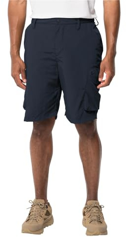 Jack Wolfskin Mens Kalahari Cargo Shorts - Night Blue - S